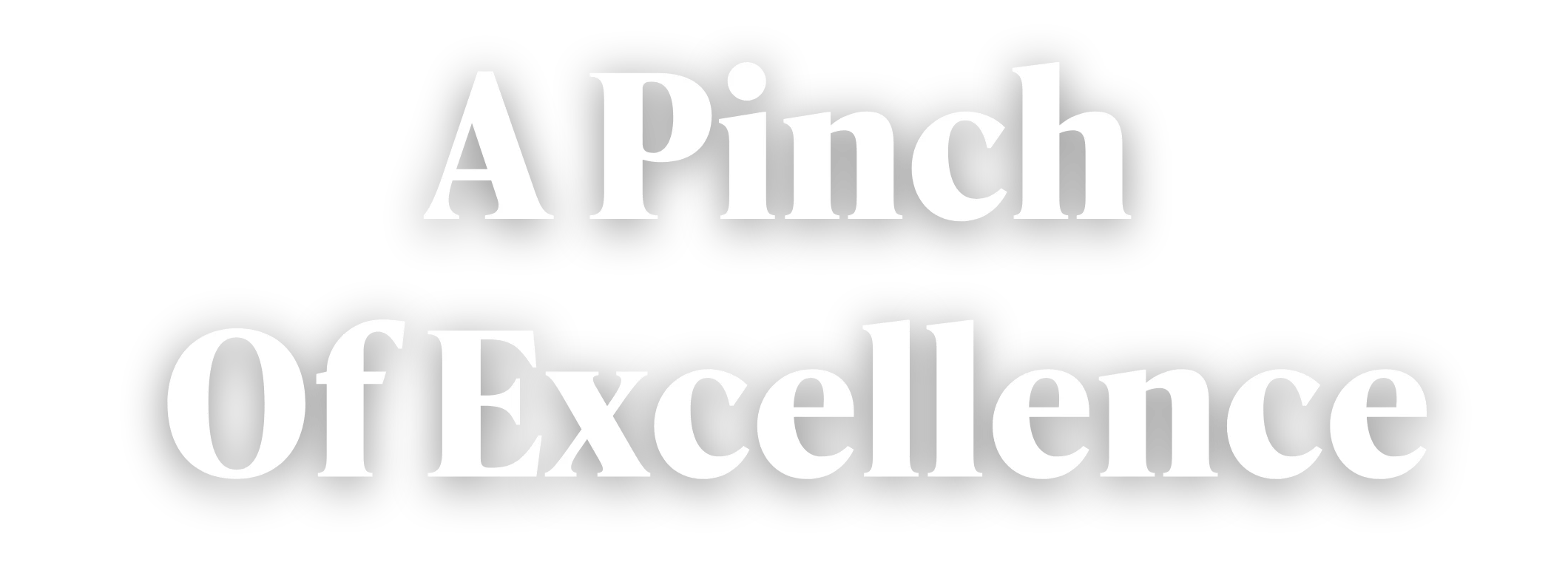 a pinch of excellence